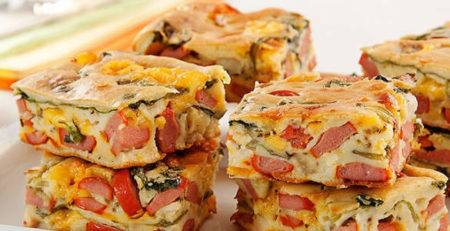 Torta de Salsinha de liquidificador