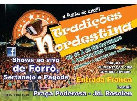 Festa Tradições Nordestina em Hortolândia