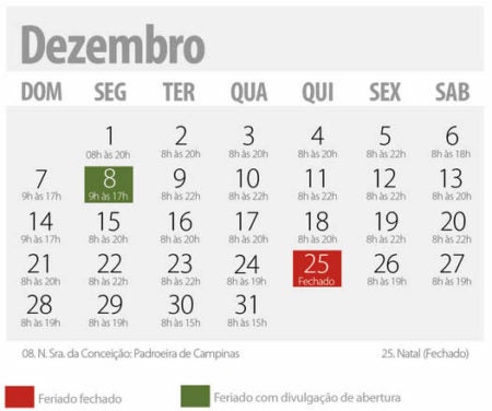 Comércio de Campinas abre em horário diferenciado nos feriados de novembro 