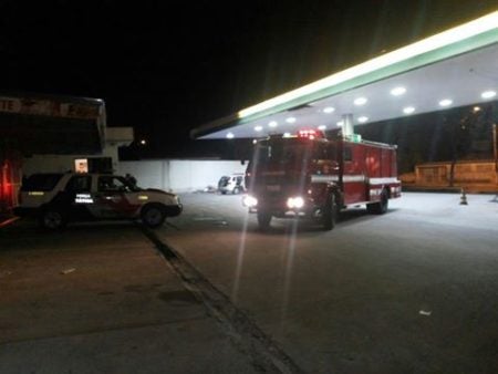 Bombeiro foi acionado em assalto ao Posto America