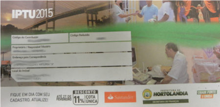 Prorrogado prazo para pagamento da 1ª parcela e cota única do IPTU-2015