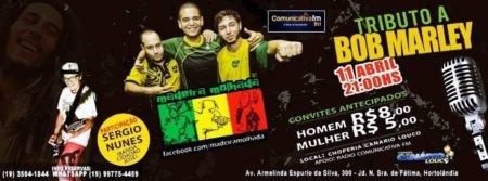 TRIBUTO AO BOB MARLEY em Hortolândia