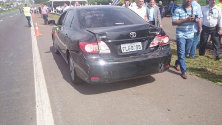 Acidente envolve carro de Alckmin