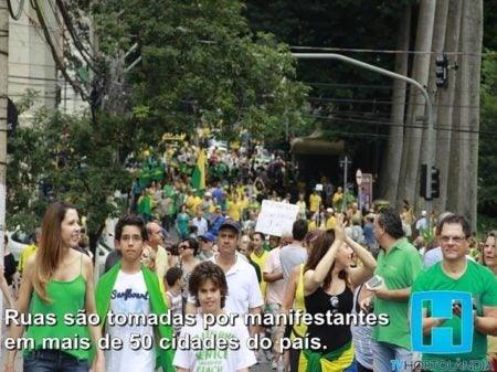 Protesto contra corrupção reúne 20 mil pessoas em Campinas