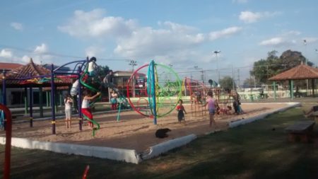 Inauguração academia infantil ao livre no Jardim Santo André