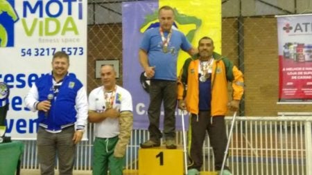 Atleta PCD de Hortolândia conquistou o título de luta de braço