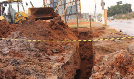 Homem soterrado em Hortolândia esta em estado grave