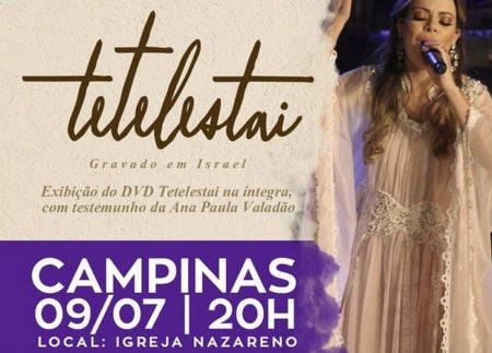 Ana Paula Valadão apresenta dvd gospel em Campinas