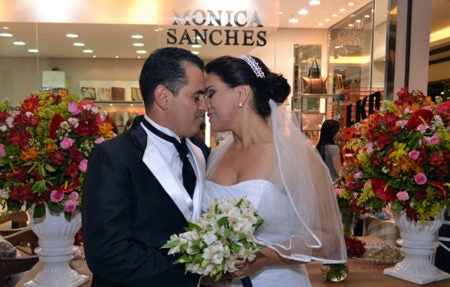 Feira de Noiva teve casamento surpresa no Shopping Hortolândia
