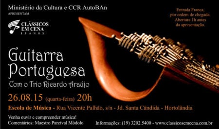 Clássicos em Cena faz apresentação inédita e gratuita em Hortolândia