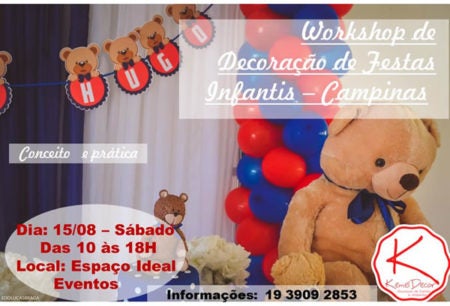 Workshop em Decoração de Festas Infantis