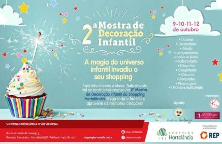 2ª Edição da Mostra de Festas Infantis  no Shopping Hortolândia