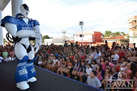 Robô Havan em Hortolândia