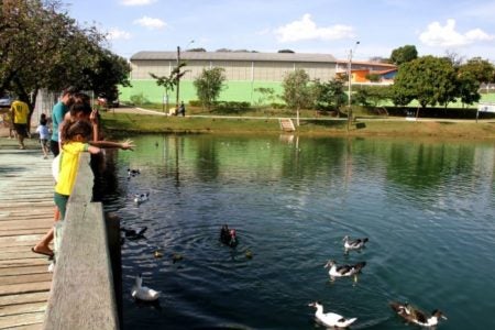 Obra na lagoa do Pq Dorothy é concluída