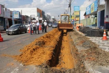 Começam as obras de revitalização da rua Luiz Camilo de Camargo