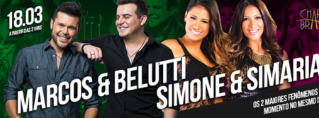 Marcos e Belutti nesta sexta(18) em Sumaré