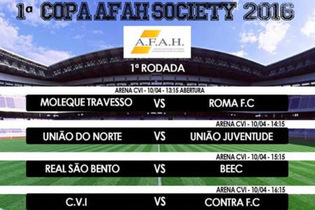 1º Copa AFAH de Society 2016