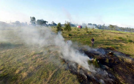 Estiagem aumenta o numero de incêndio na região