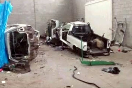 PM descobre galpão usado como desmanche de carros bairro Chácara Bela Vista em Sumaré