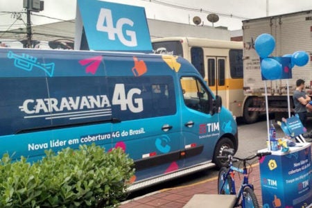 TIM realiza ação especial em Hortolândia para divulgar cobertura 4G