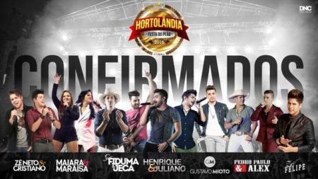 Artistas da Festa do Peão de Hortolândia 2016 já estão confirmados