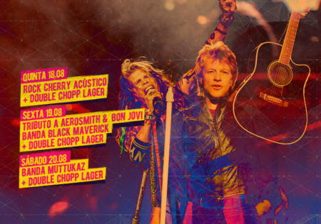 Garage Bar tem rock clássico e tributo a Bon Jovi e Aerosmith nesta semana