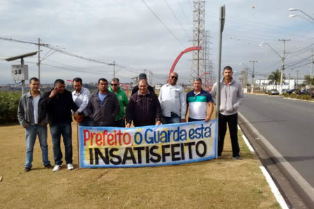 Manifestação dos Guardas Municipais de Hortolandia