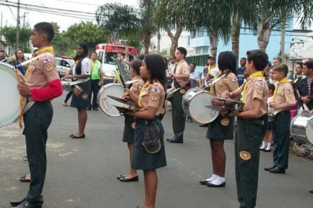 Amanda teve desfile de 7 de Setembro