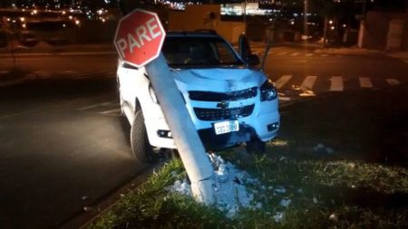 Tentativa de roubo em Hortolândia termina em perseguição e acidente