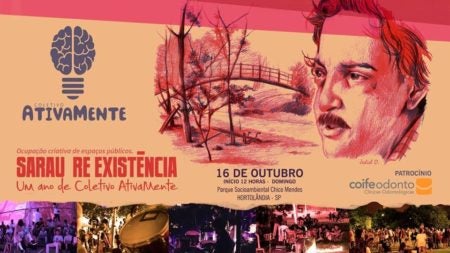 Coletivo Ativamente Completa 1 ano com Sarau Re Existência