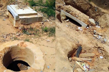 Moradores reclamam de perigo em obras parada