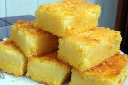 Bolo de fubá de liquidificador