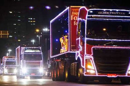 Caravana Iluminada de Natal da Coca-Cola, hoje (29) em Campinas