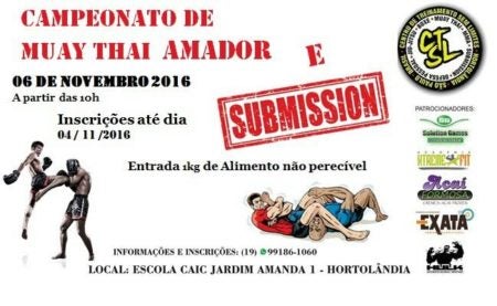 Campeonato de Muay Thai em Hortolândia