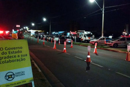 Polícia faz operação direção segura em Hortolândia