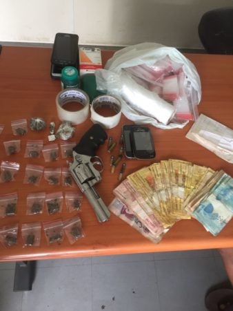 Quadrilha de tráfico é detida no Jardim Minda