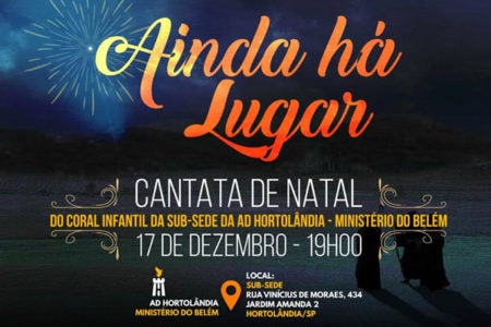 Coral infantil realiza ‘Cantata de Natal em Hortolândia (SP)