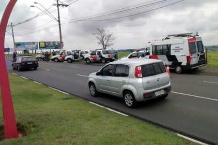 Polícia realizou operação na entrada da cidade