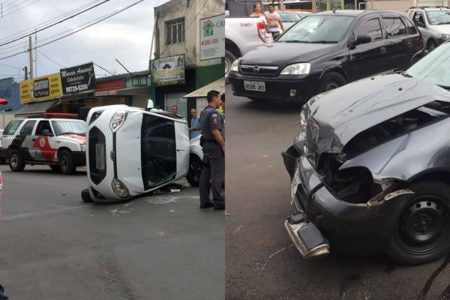 Esquina campeã de colisões ataca novamente