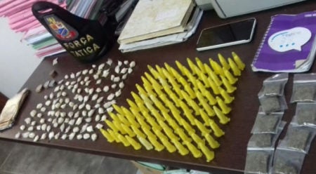 Três pessoas foram presas por trafico no Vila Inema