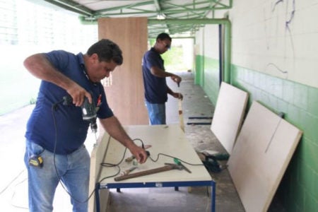 Prefeitura reforma escolas para receber alunos na volta às aulas