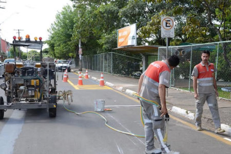 Mudança no transito perto de escola no Amanda