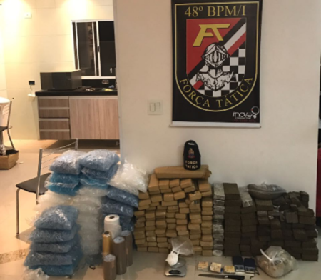 Força Tática encontra depósito de drogas em Condomínio em Hortolândia