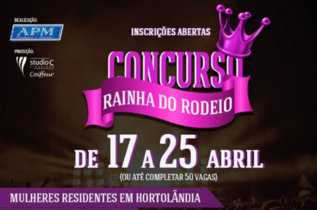 Abertas as inscrições para o concurso de Rainha da Festa do Peão de Hortolândia 2017