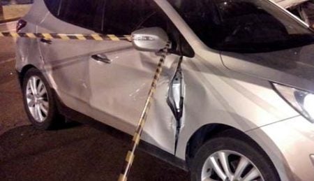 Acidente ao lado do IASP envolve três carros na noite desta sexta