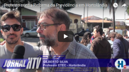 Protesto contra Reforma da Previdência em Hortolândia