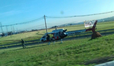 Acidente na SP 101 deixa motociclista gravemente ferido