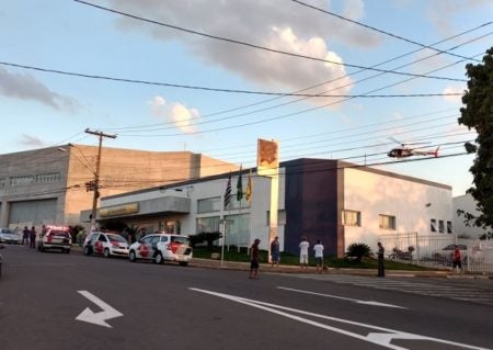 Tiroteio em assalto a banco no centro de Hortolândia