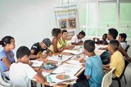 OFICINA DE DESENHO DO COLETIVO ATIVAMENTE AINDA TEM VAGAS ABERTAS NA CASA CIDADANIA DO JARDIM PRIMAVERA