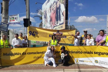 Detran/SP reforça campanha da Prefeitura pela segurança no trânsito